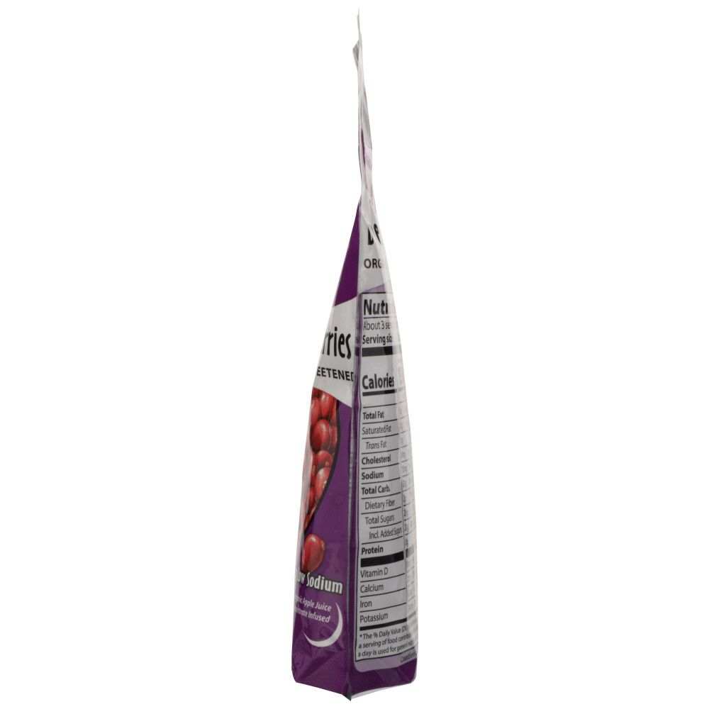 EDEN FOODS organic dried cranberries apple sweetened 4 oz pouch