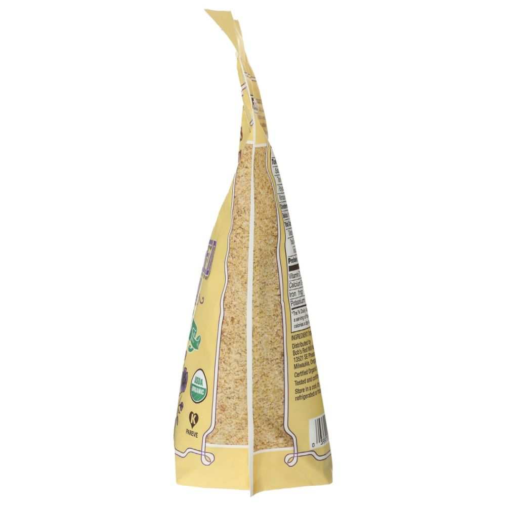 BOBS RED MILL Organic Golden Flaxseed Meal 16 oz package with healthful oils and omega-3 fiber benefits