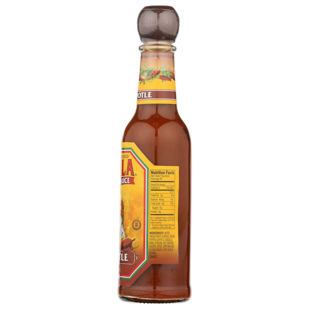 CHOLULA: Hot Sauce Chipotle, 5 oz - SMART GREENS