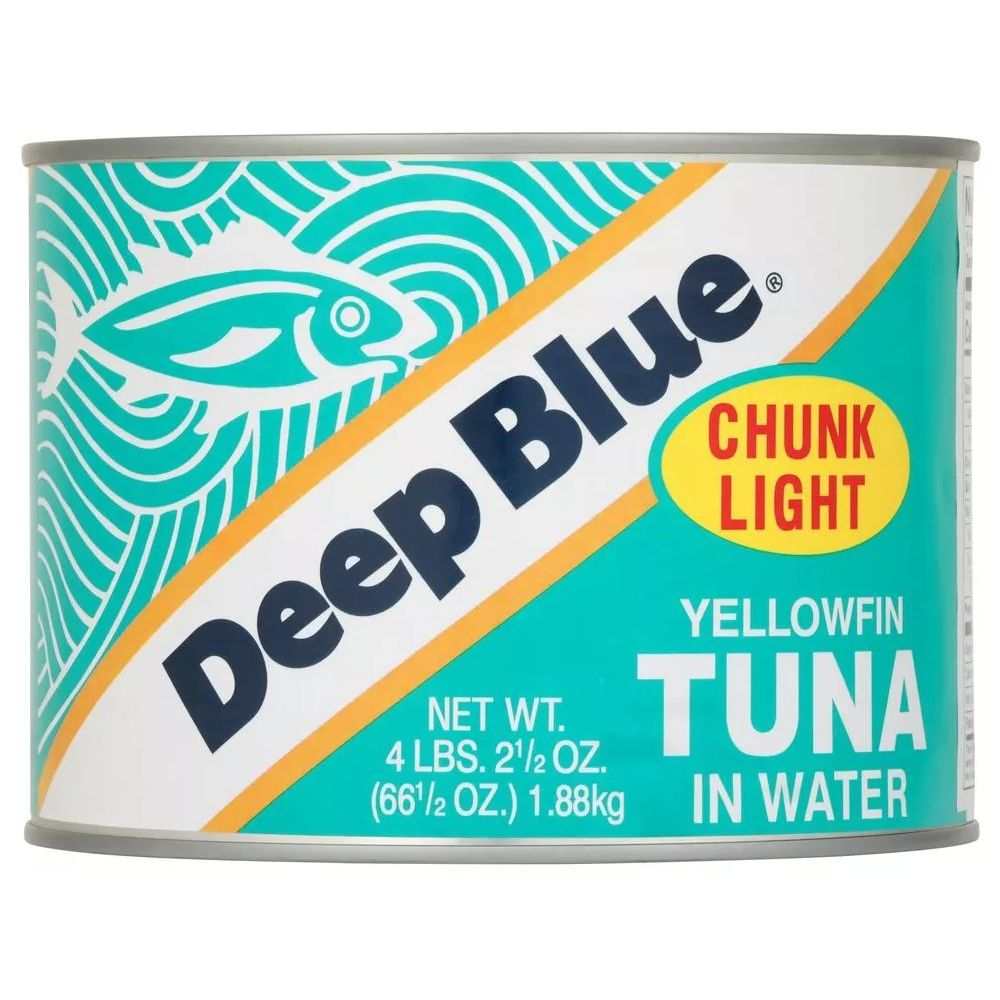 Deepblue Yellowfin Tuna Chunk Light 66.5oz sustainable canned tuna premium quality