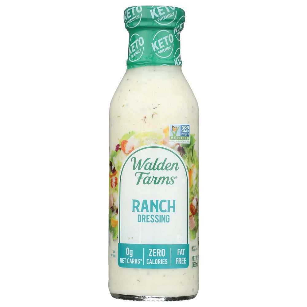 WALDEN FARMS: Ranch Salad Dressing Calorie Free, 12 oz – SMART GREENS