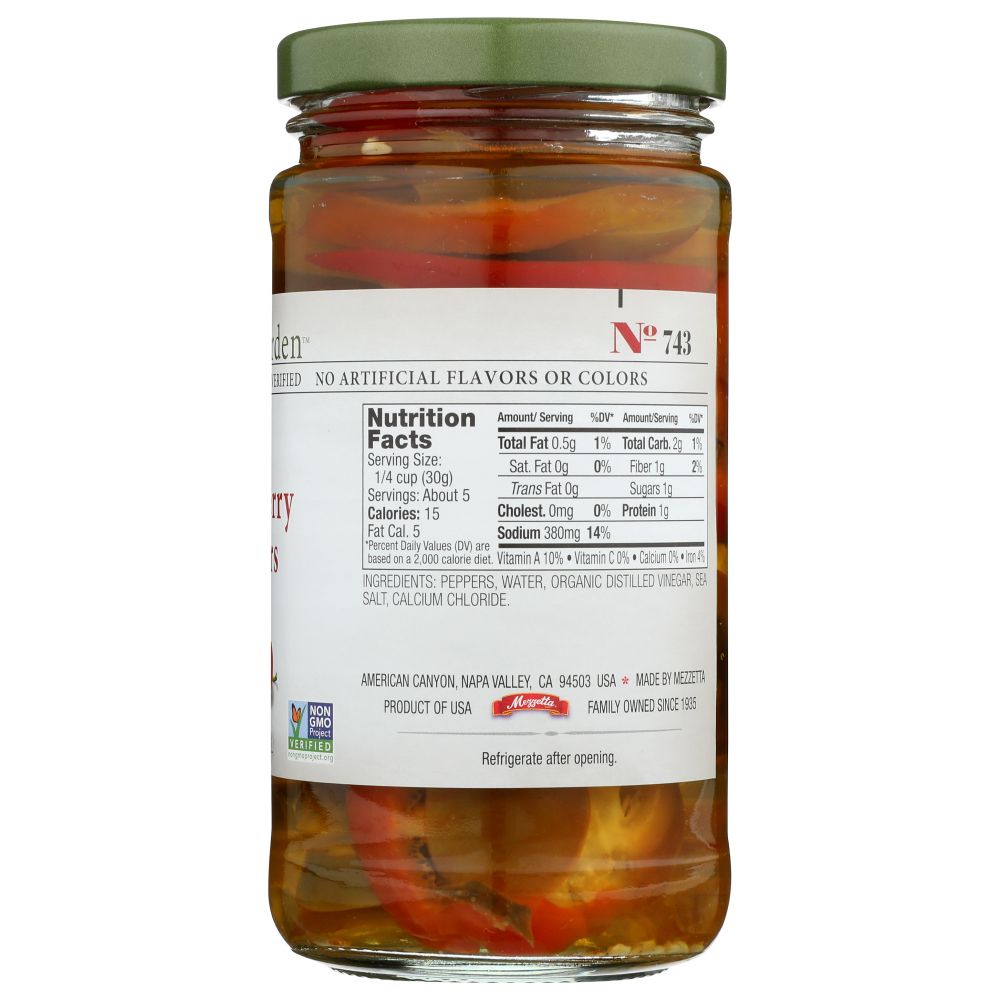JEFF'S NATURALS: Sliced Hot Cherry Peppers, 12 oz - SMART GREENS