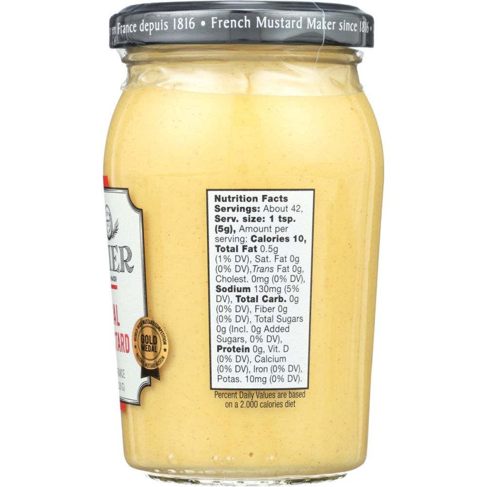 BORNIER: Dijon Mustard, 7.4 oz - SMART GREENS