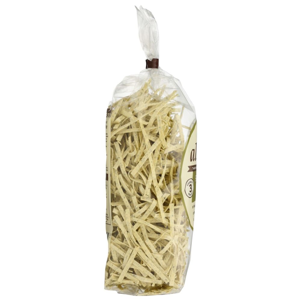 AL DENTE: Garlic Parsley Fettuccine Noodles, 12 oz - SMART GREENS