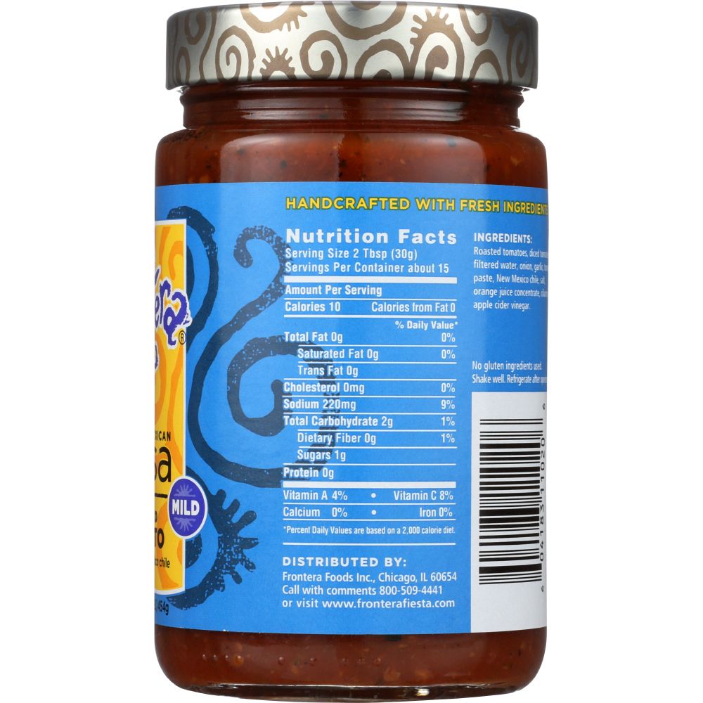 FRONTERA: Mild Roasted Tomato Salsa, 16 oz - SMART GREENS