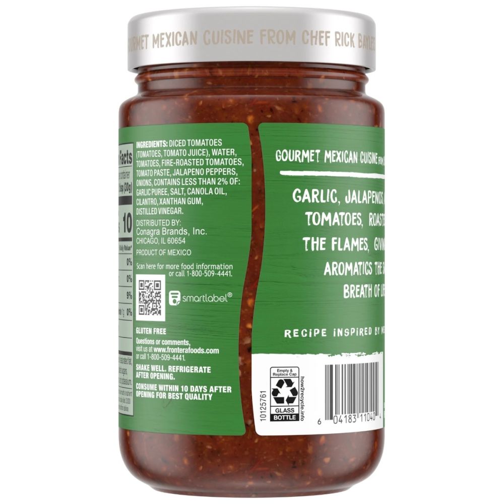 FRONTERA MEXICAN SALSA: Medium Jalapeno Cilantro, 16 oz - SMART GREENS