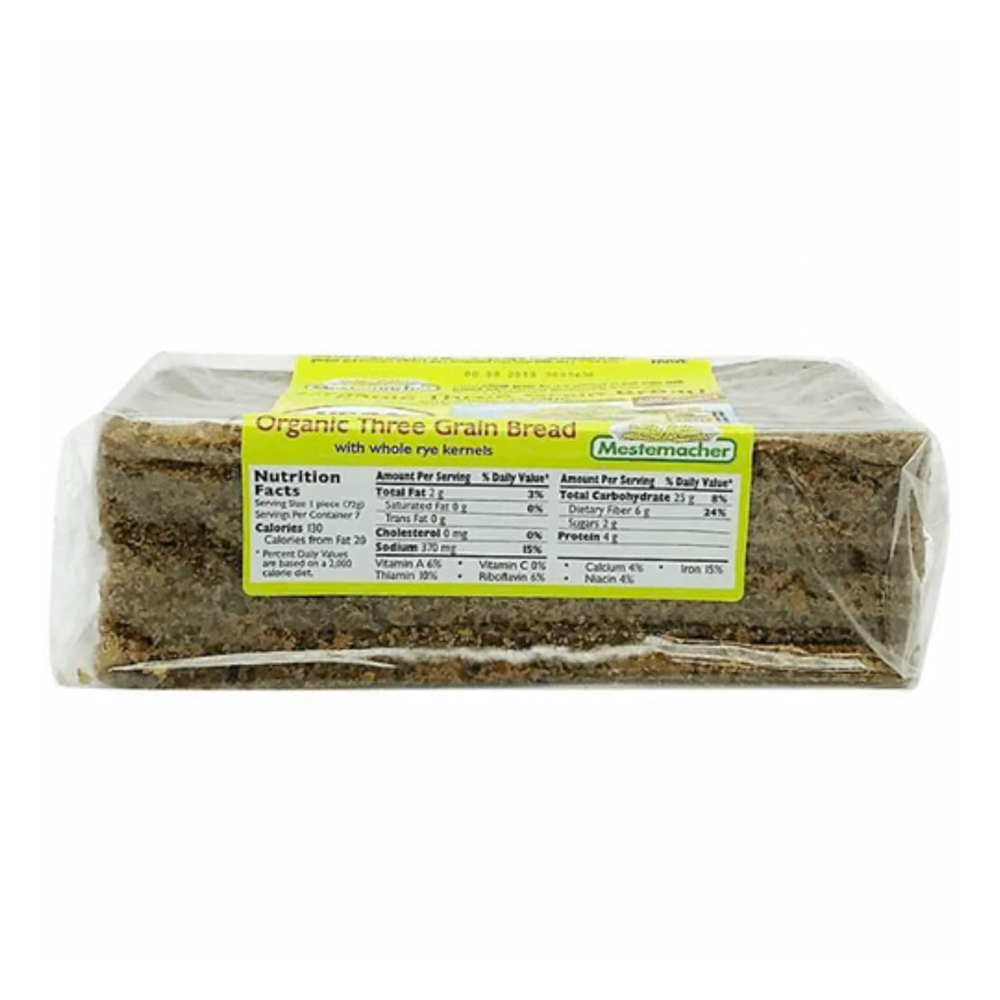 MESTEMACHER: Bread Natural Three Grain, 17.6 oz