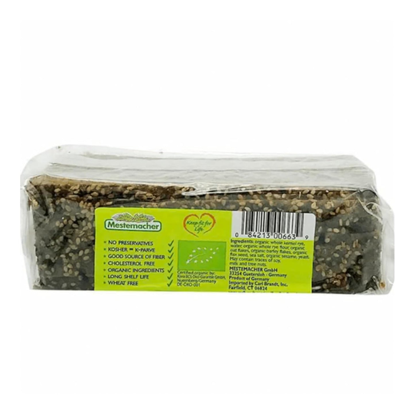 MESTEMACHER: Bread Natural Three Grain, 17.6 oz