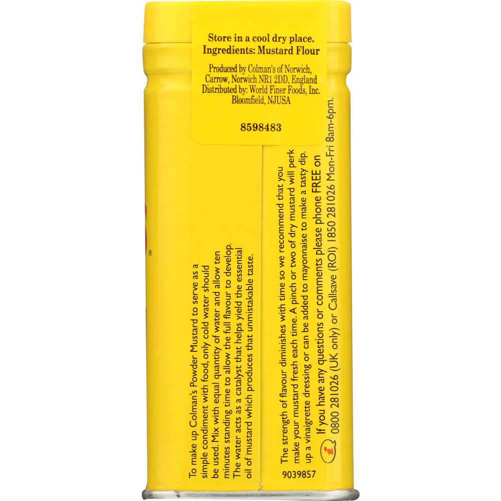 COLMANS: Mustard Double Superfine Powder, 2 oz - SMART GREENS