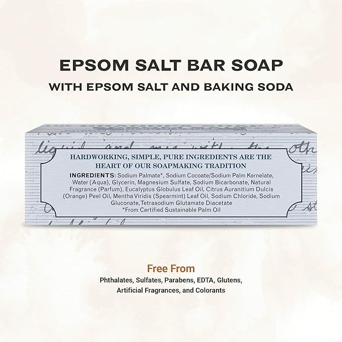 GRANDPAS: Soap Bar Epsom Salt, 4.25 oz