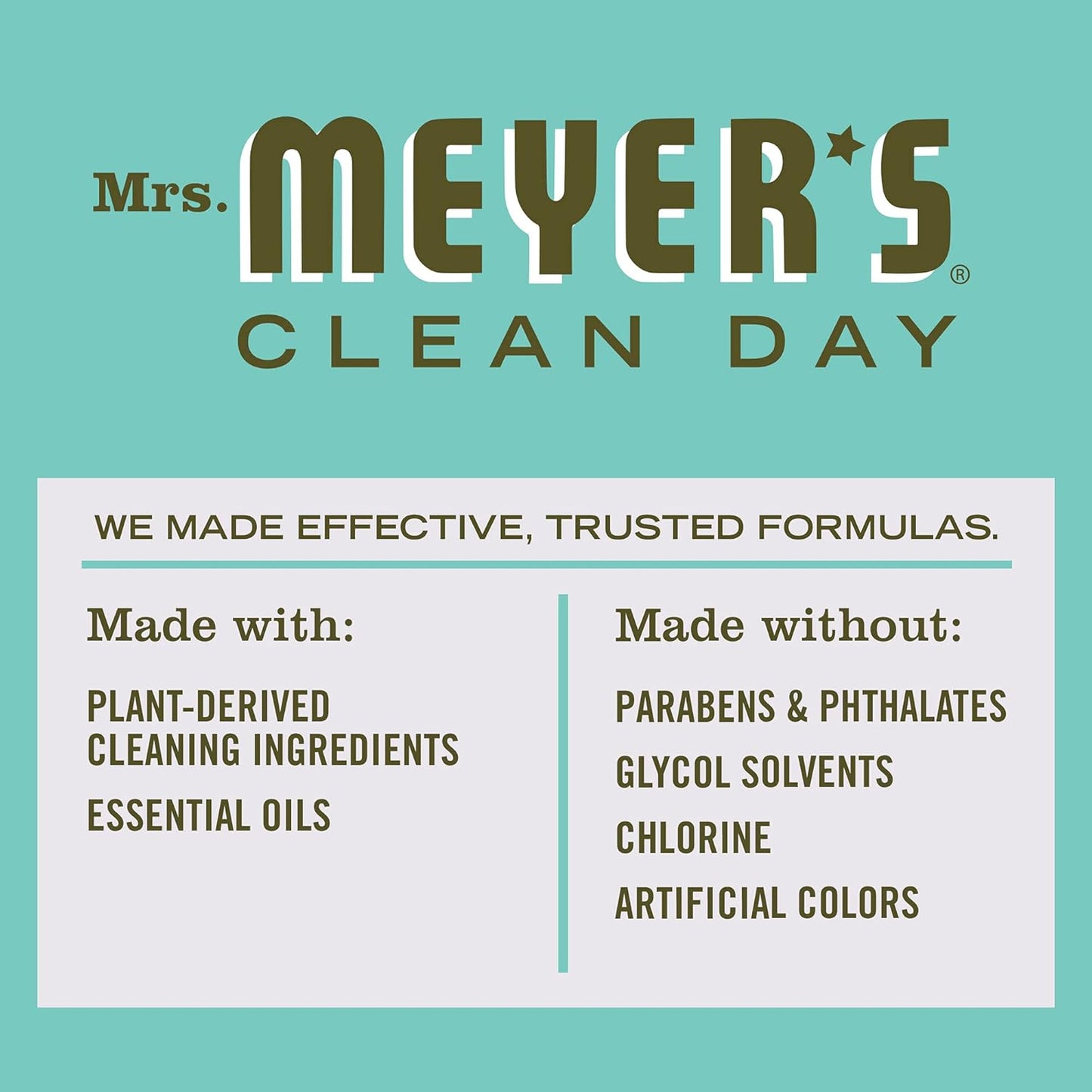 MRS. MEYER'S: Multi-Surface Concentrate Basil Scent, 32 oz