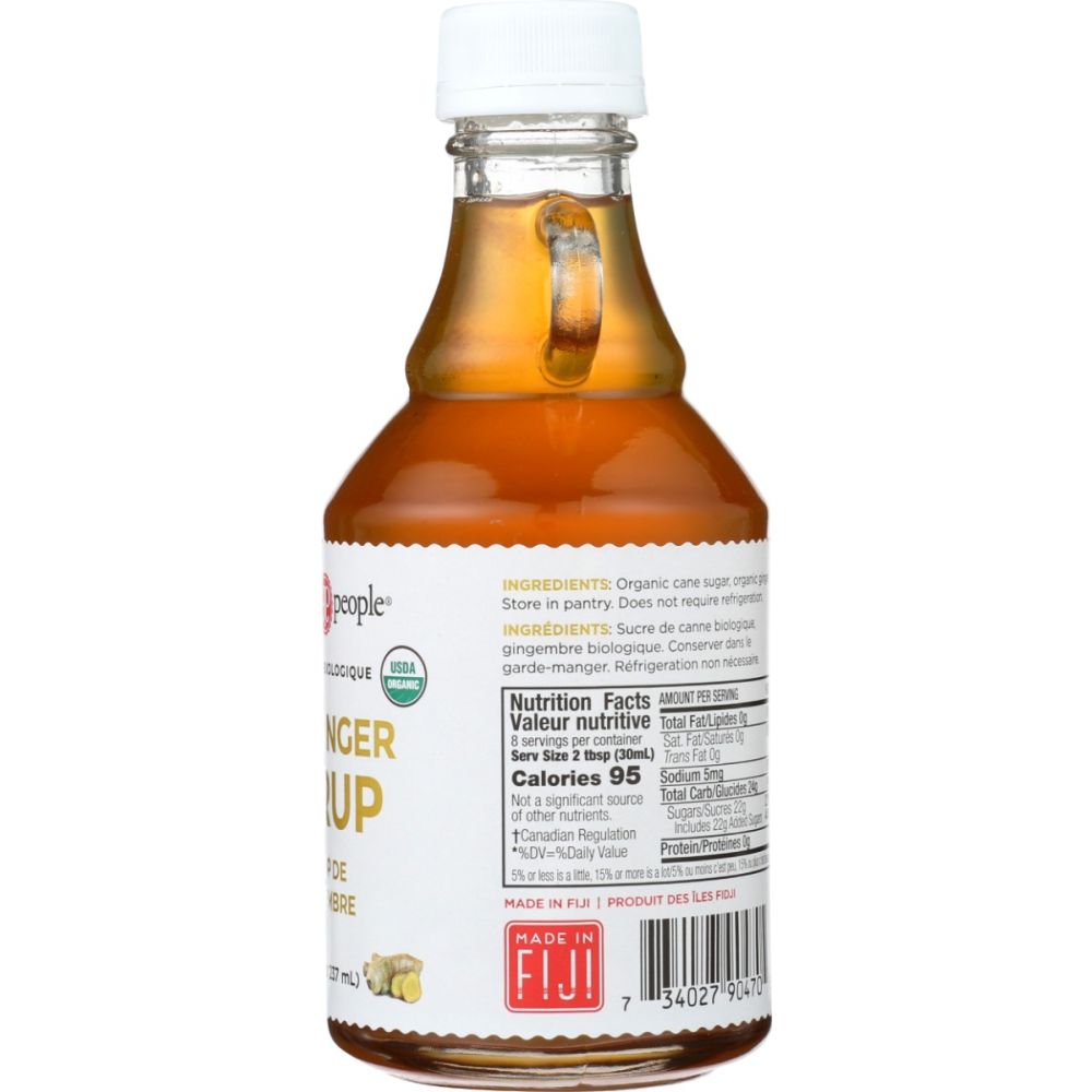 THE GINGER PEOPLE: Organic Ginger Syrup, 8 oz - SMART GREENS