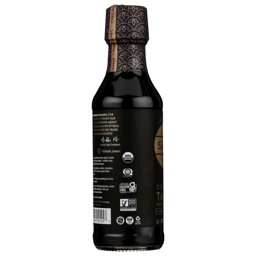 SAN - J: Organic Wheat Free Tamari Soy Sauce, 10 fo - SMART GREENS