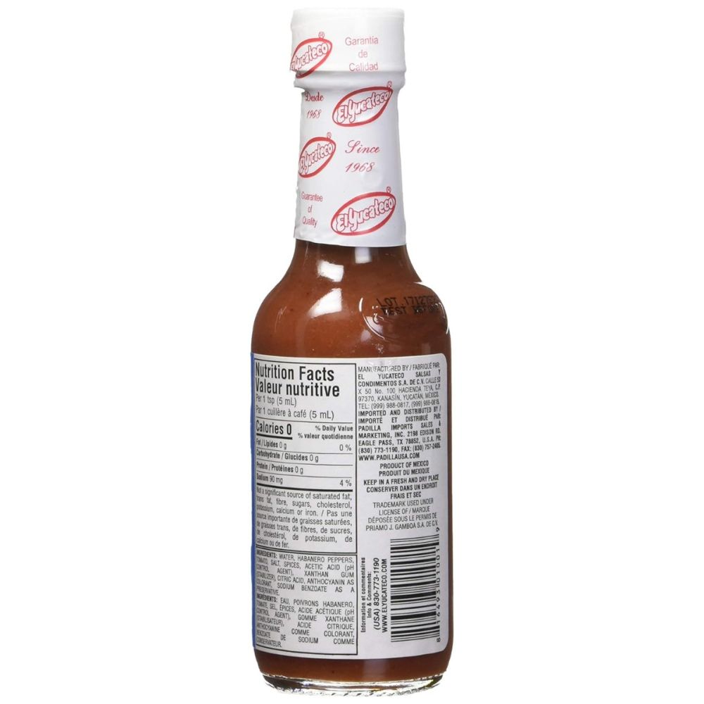 EL YUCATECO: Red Habanero Hot Sauce, 4 oz - SMART GREENS
