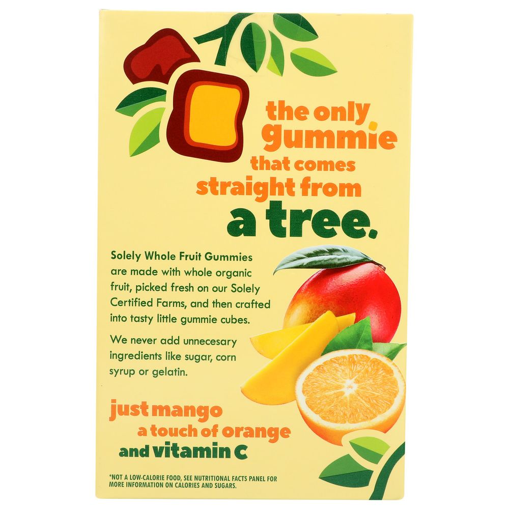 SOLELY: Fruit Gummies Mango Orng, 3.5 oz - SMART GREENS