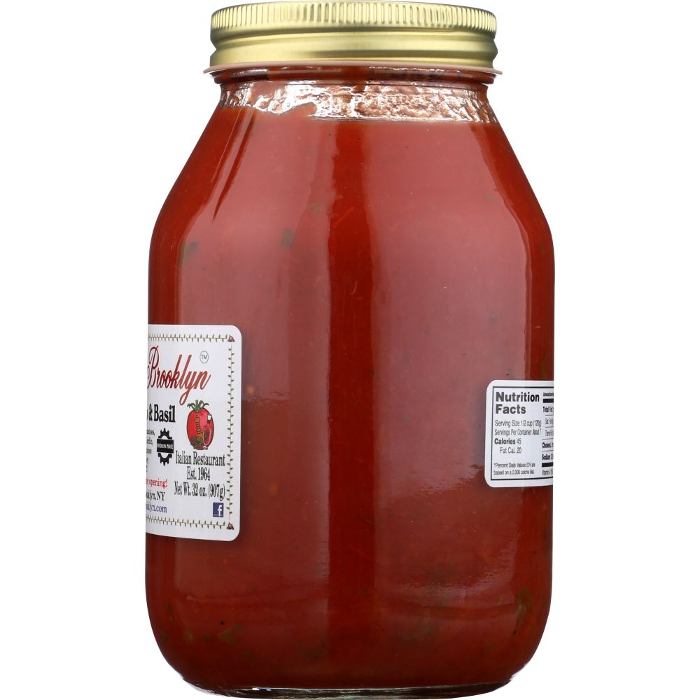 MICHAELS OF BROOKLYN: Fresh Tomato & Basil Sauce, 32 oz - SMART GREENS