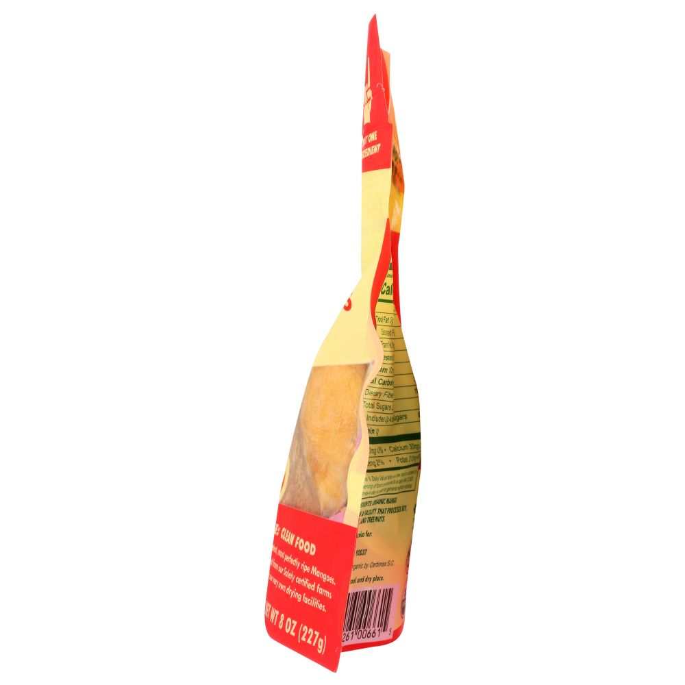 SOLELY Organic Dried Mango Halves 8 oz healthy organic dried mango snack