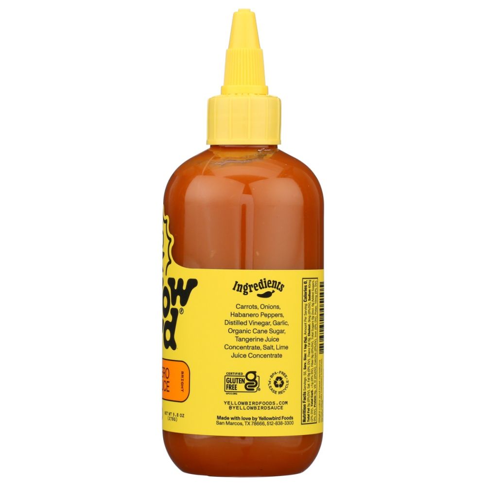 YELLOWBIRD SAUCE: Habanero Chili Sauce, 9.8 oz - SMART GREENS