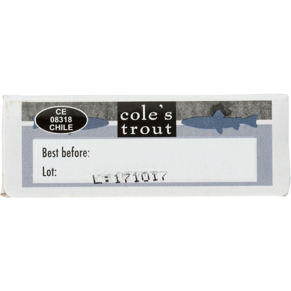 COLE'S: Trout Smoked Rainbow Trout, 3.2 oz - SMART GREENS