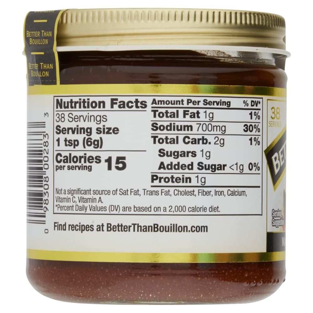 Organic Better Than Bouillon Roasted Beef Base jar 8 oz