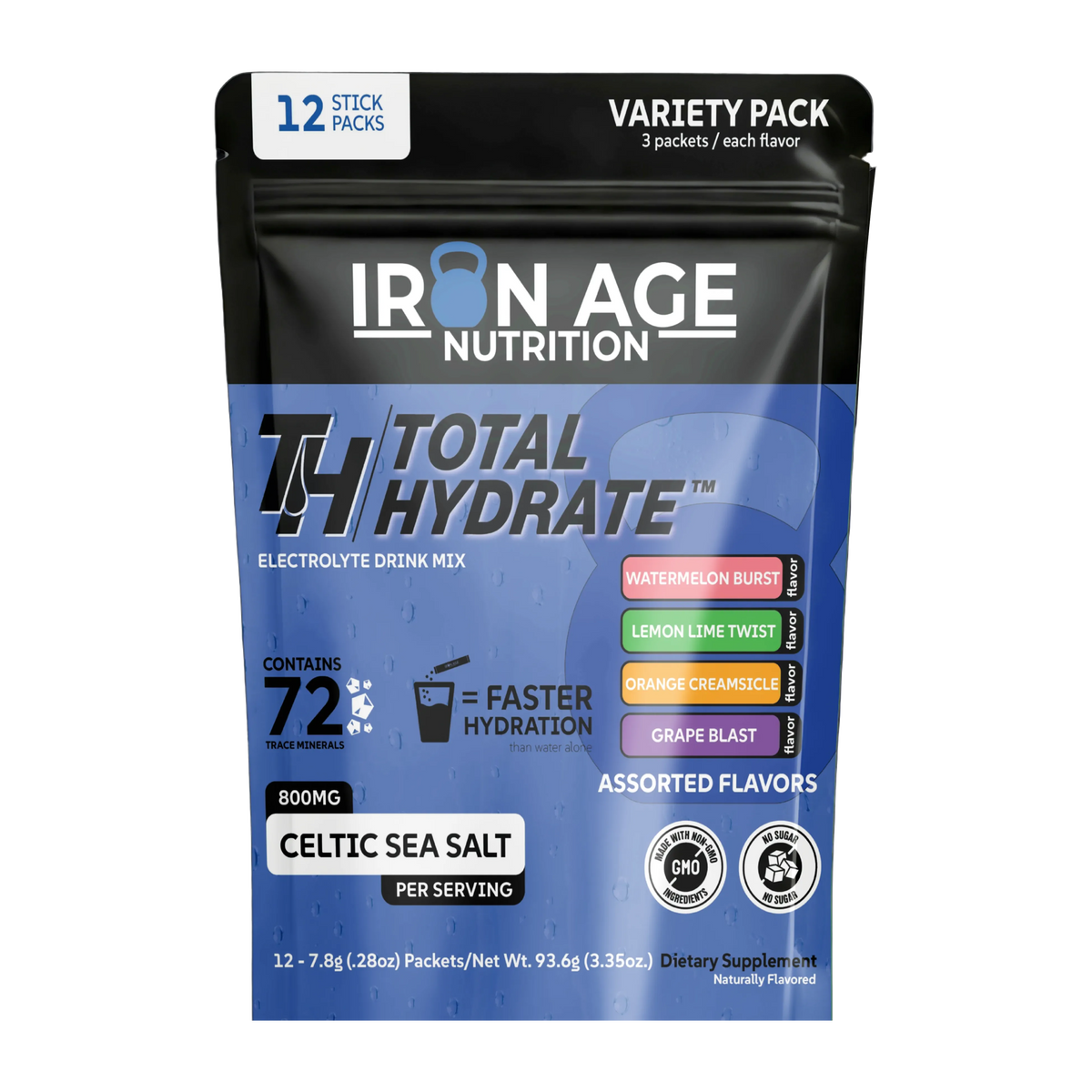 Iron Age Nutrition Total Hydrate™ Electrolyte | Variety Pack