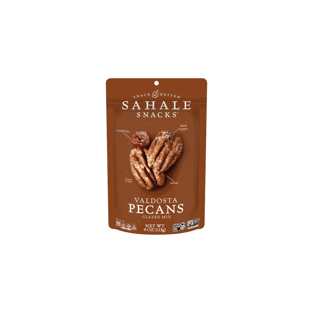 Sahale Snacks Valdosta Pecans Glazed Mix Nut Blend 4 oz premium gourmet snack pack
