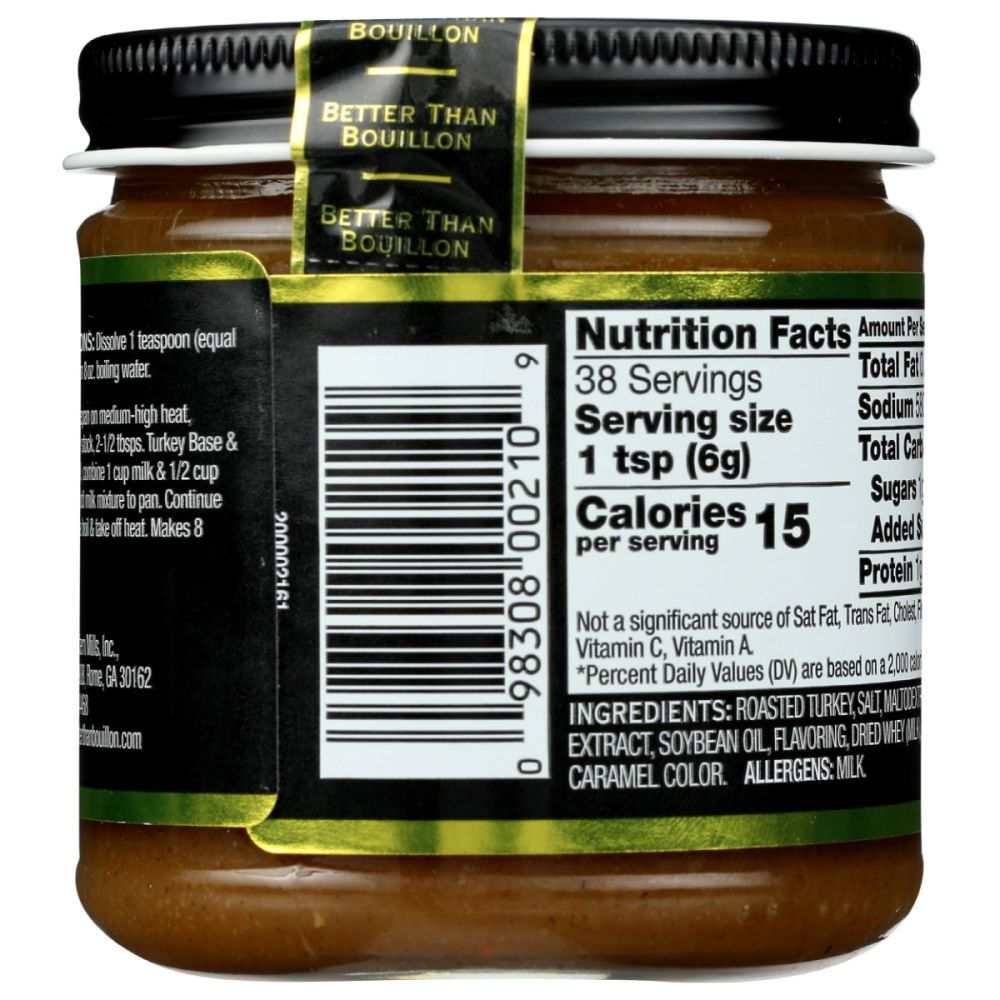 Better Than Bouillon Roasted Turkey Base jar for soups and sauces