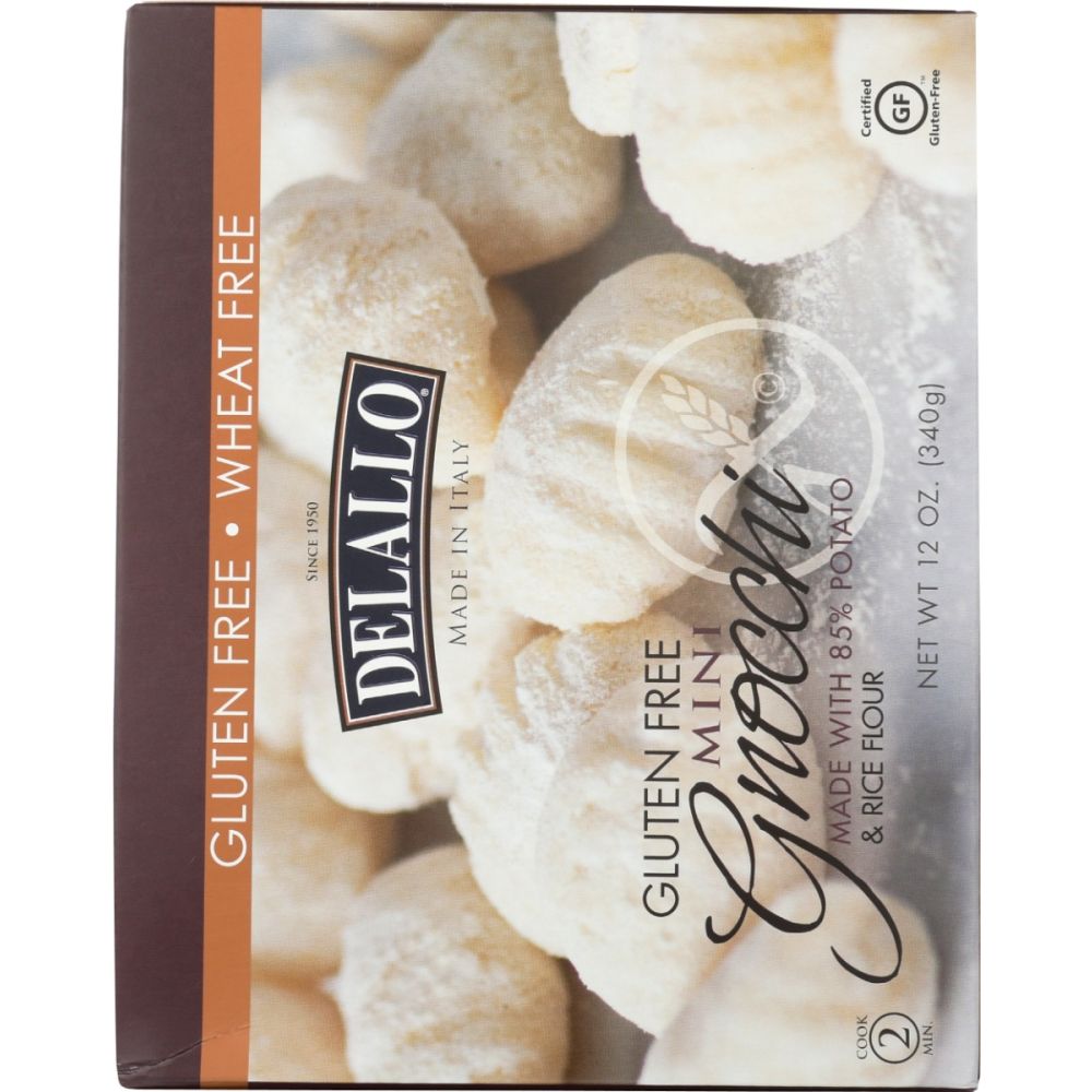 DELALLO: Gluten Free Mini Gnocchi, 12 oz - SMART GREENS