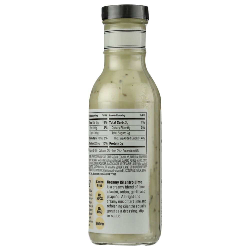 BRIANNAS: Creamy Cilantro Lime Dressing, 12 oz - SMART GREENS
