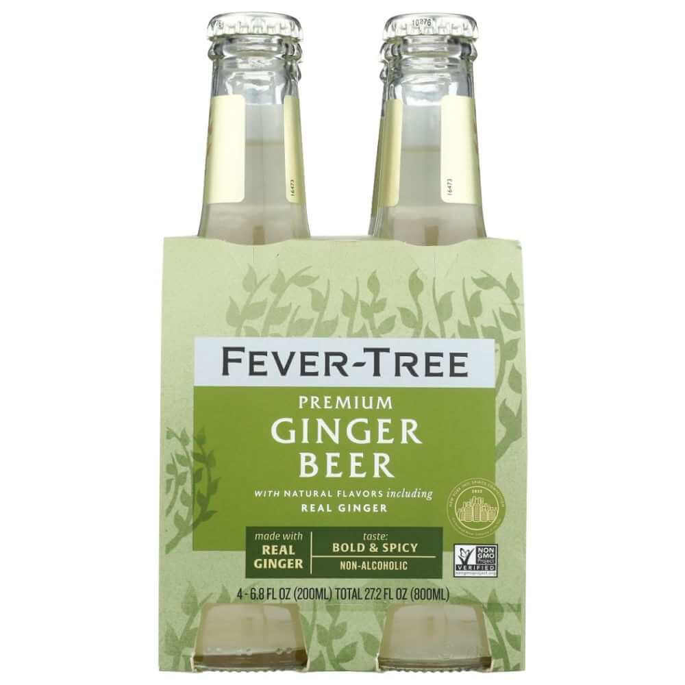 Fever-Tree premium ginger beer 4-pack, non-alcoholic, made with real ginger