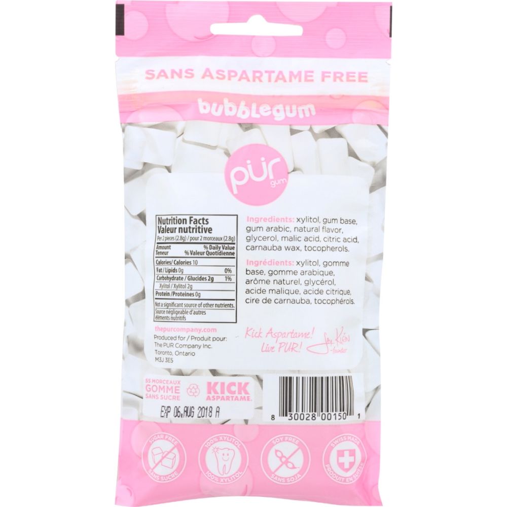 PUR: Bubblegum 55Pc, 2.72 oz - SMART GREENS