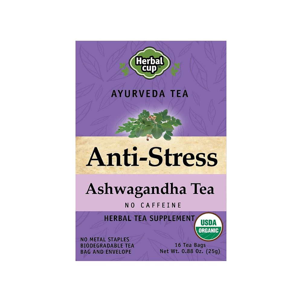 HERBAL CUP: Anti Stress Ashwanganda Tea, 16 bg - SMART GREENS
