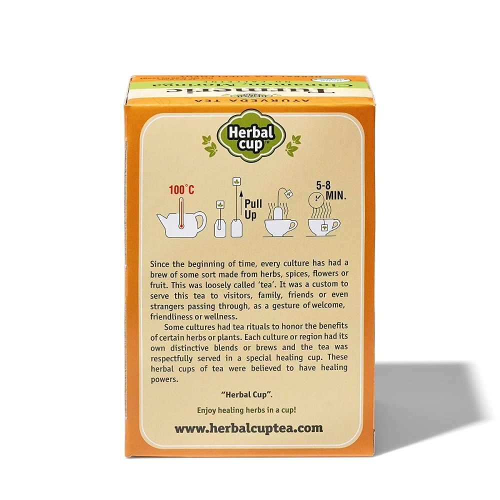 HERBAL CUP: Turmeric Cinnamon Moringa Tea, 16 bg - SMART GREENS
