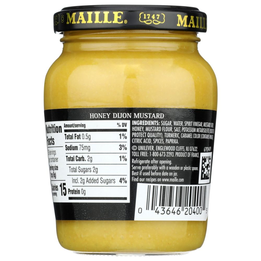 MAILLE: Honey Dijon Mustard, 8.11 oz - SMART GREENS