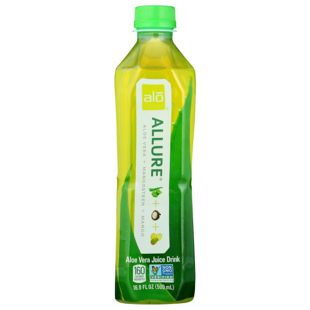 ALO: Allure Aloe Vera Mangosteen Mango Juice Drink, 16.9 fo - SMART GREENS