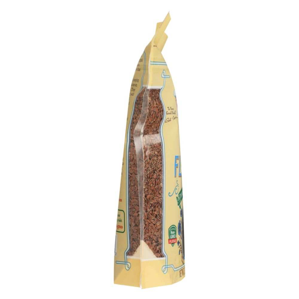BOBS RED MILL Organic Brown Flaxseed 13 oz bag with mild nutty flavor