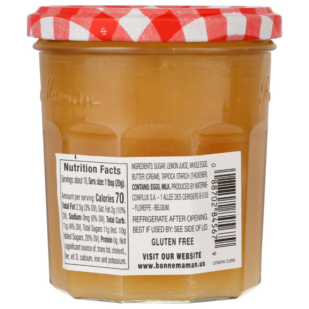 BONNE MAMAN: Lemon Curd, 12.7 oz - SMART GREENS