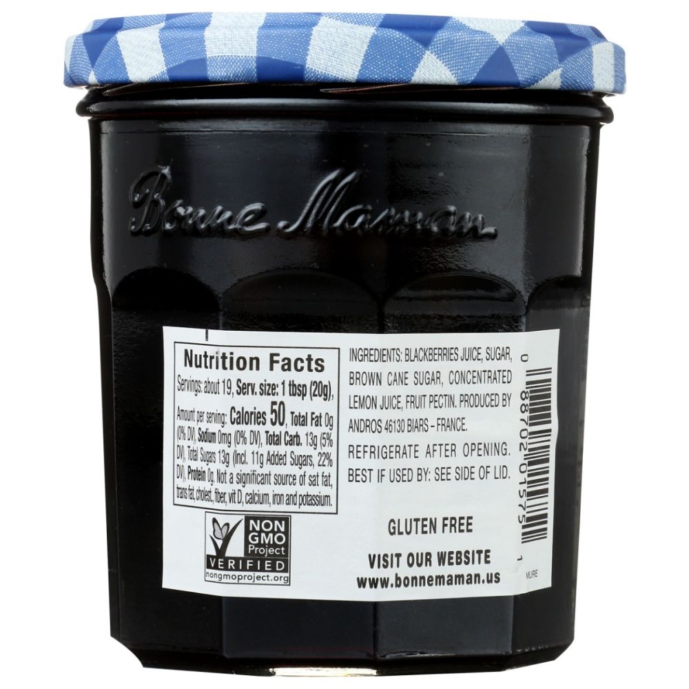BONNE MAMAN: Blackberry Jelly, 13 oz - SMART GREENS
