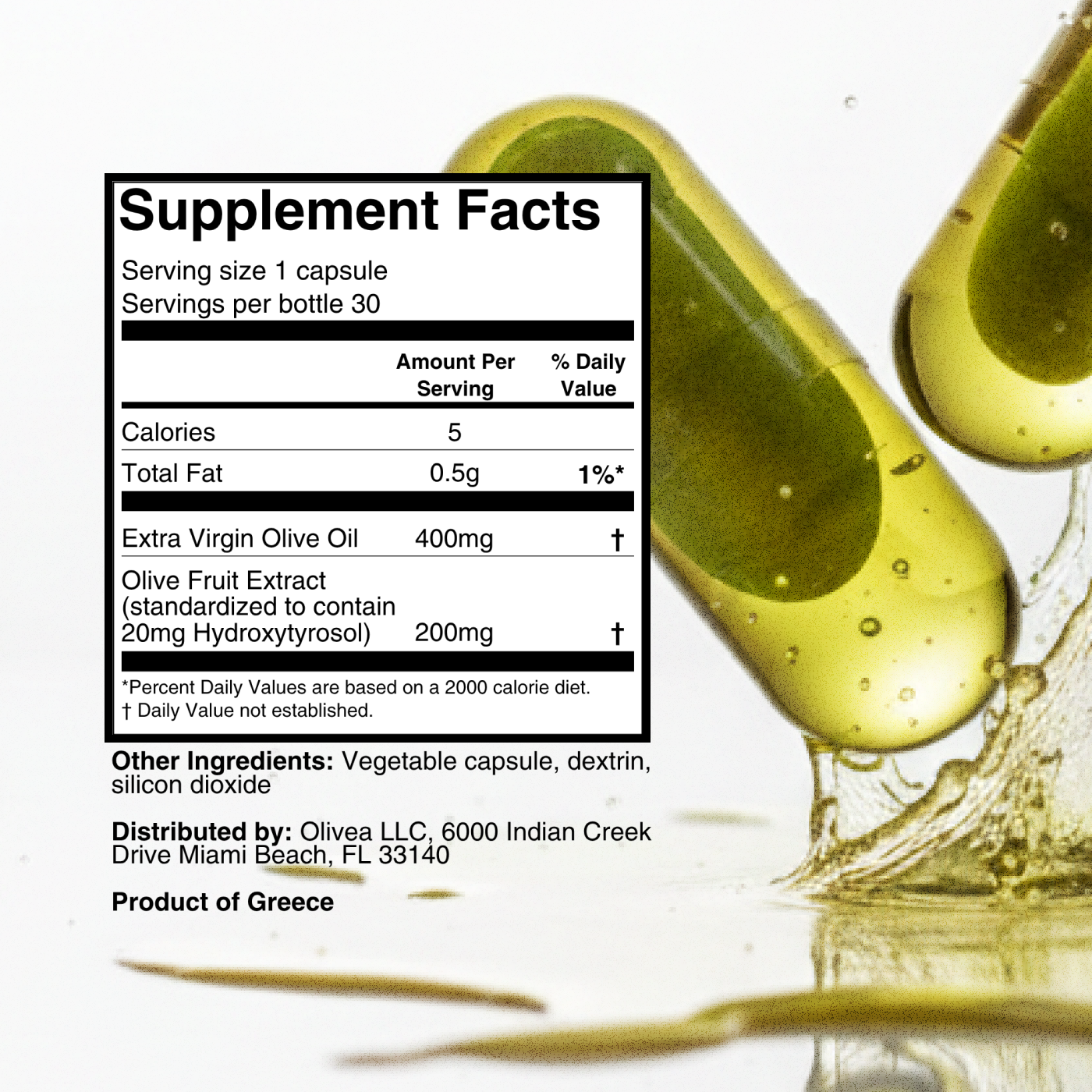 OLIVEA: Hydroxytyrosol Supplement