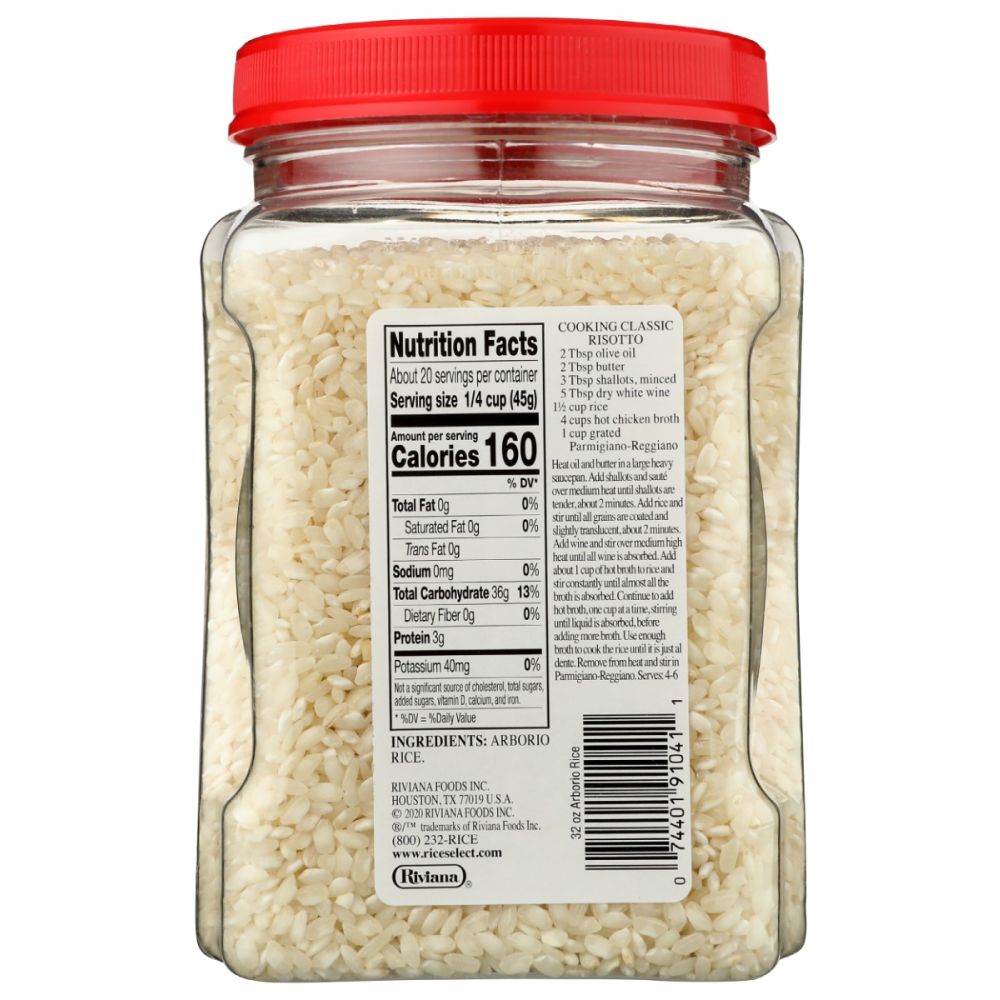 RICESELECT: Arborio Rice, 32 oz - SMART GREENS