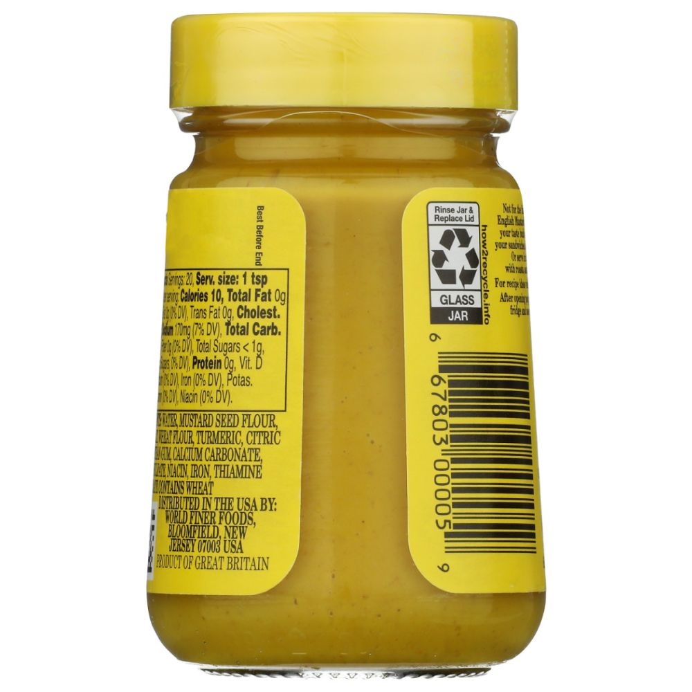 COLMANS: Prepared Mustard, 3.53 oz - SMART GREENS