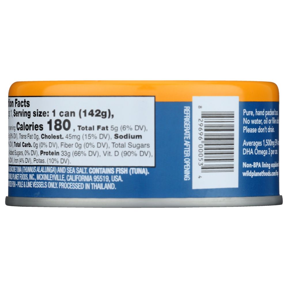 WILD PLANET: Albacore Wild Tuna, 5 oz - SMART GREENS