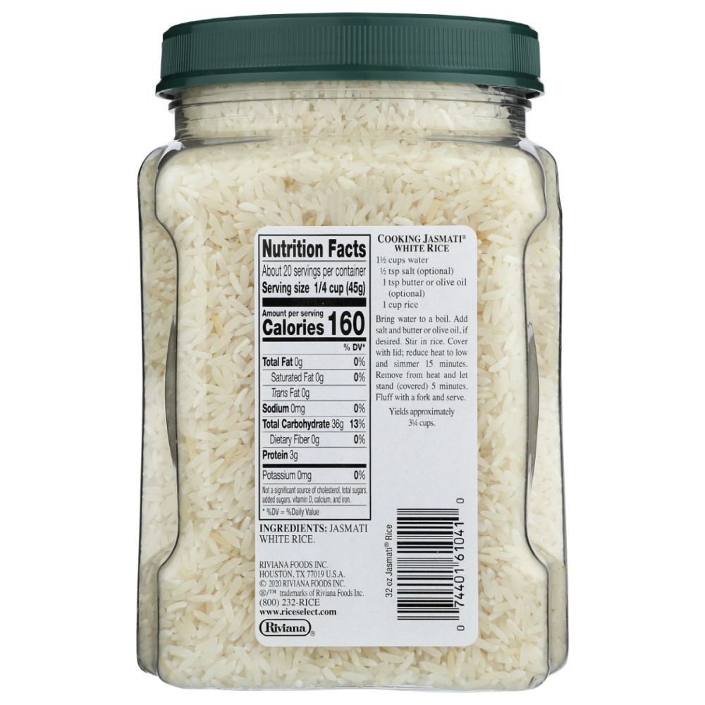 RICESELECT: Jasmati White Rice, 32 oz - SMART GREENS