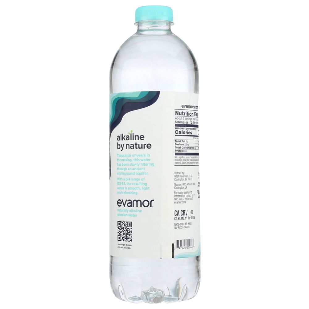 EVAMOR: Natural Artesian Water, 64 fo - SMART GREENS