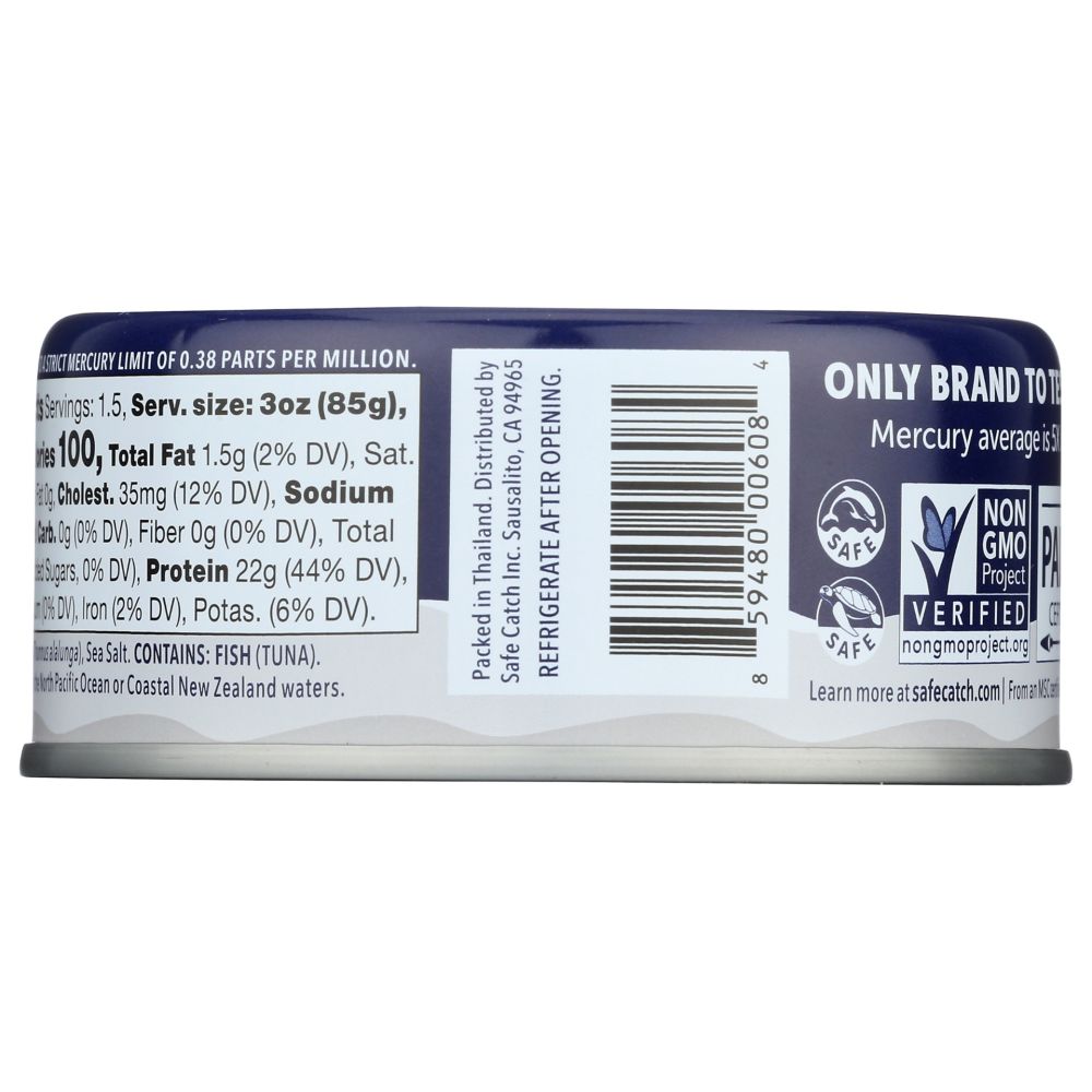 SAFECATCH: Wild Albacore Tuna, 5 oz - SMART GREENS