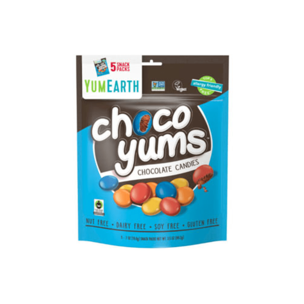 YUMEARTH: Choco Yums Chocolate Candies Snack Pack, 3.5 oz - SMART GREENS