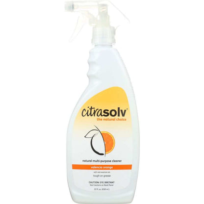CITRASOLV orange multi-purpose spray cleaner bottle 22 oz with natural citrus degreaser