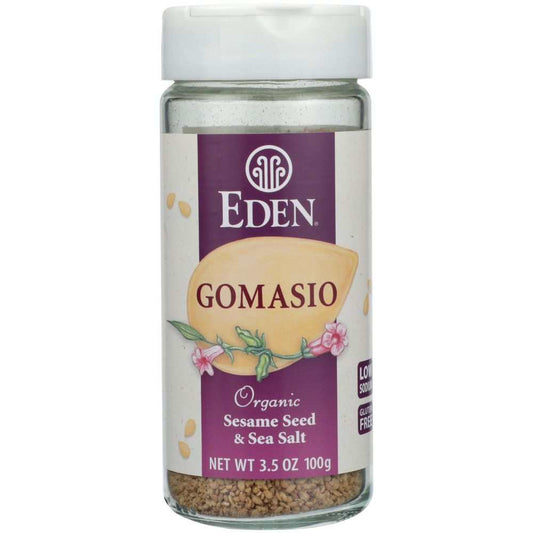EDEN FOODS Gomasio organic roasted sesame salt condiment 3.5 oz low sodium kosher pareve