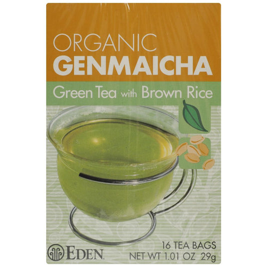 EDEN FOODS: Tea Genmaicha Green Org, 16 bg - SMART GREENS