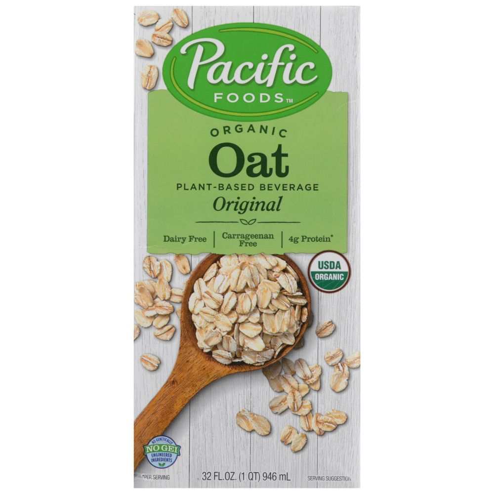 PACIFIC FOODS Organic Oat Dairy Free Original Beverage 32 oz carton